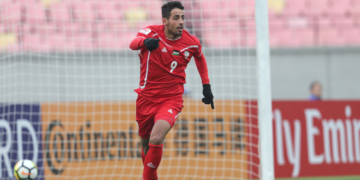 اللاعب الفلسطيني عدي الدباغ