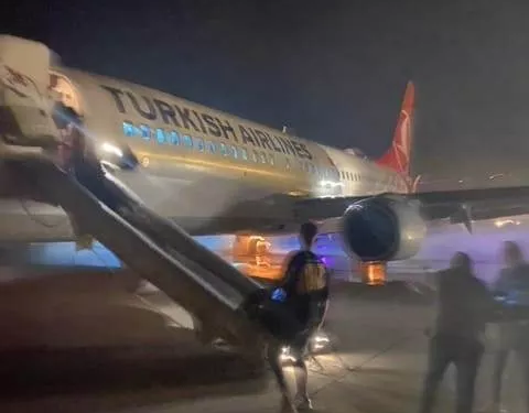 عاجل: إنفجار في طائرة تركية هبطت في مطار هاتاي