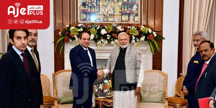 عاجل: إتفاق عسكري مصري هندي