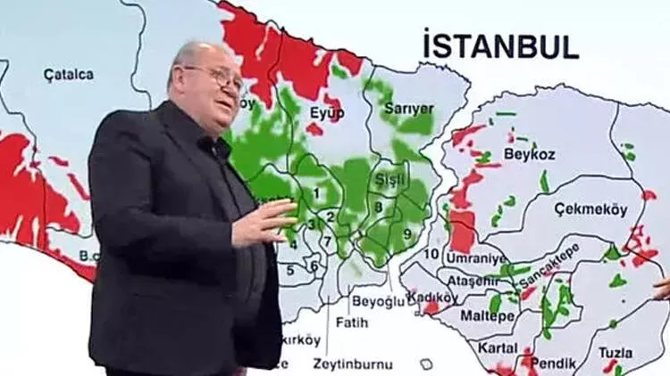 المناطق المعرضة لخطر الزلازل بإسطنبول