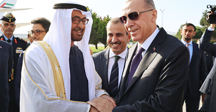 الطيب أردوغان يلتقي الشيخ محمد بن زايد