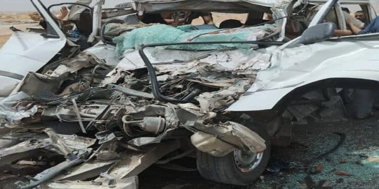 وفاة 15 مصري بحادث تصادم مروع