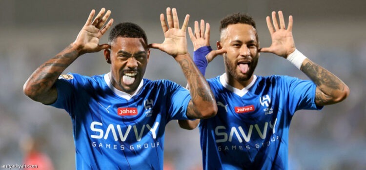 نيمار يفتتح مشواره مع الهلال السعودي بسداسية