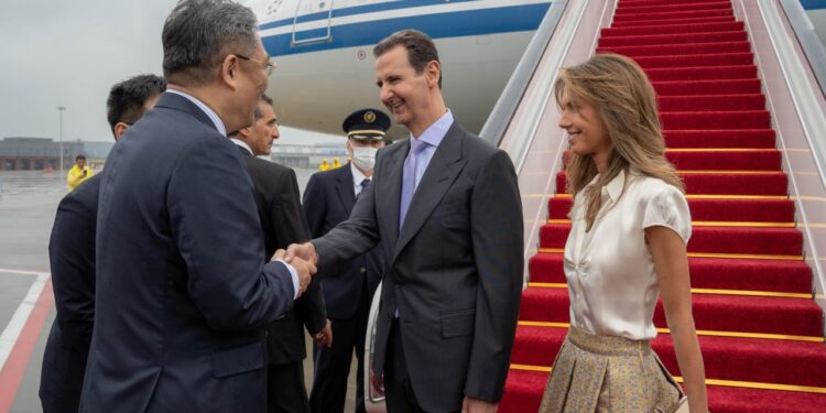 عاجل: بشار الأسد يصل الصين عبر طائرة روسية