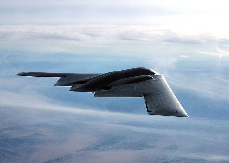 الطائرات الأمريكية B2 تحلق في سماء قطاع غزة