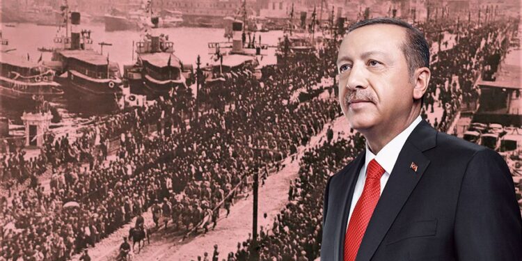 رسالة من أردوغان بمناسبة مئوية تحرير إسطنبول
