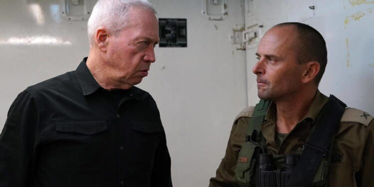 غالانت يقول أن جيشه احتل غرب مدينة غزة