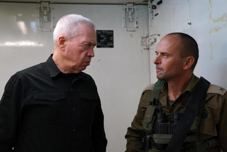 غالانت يقول أن جيشه احتل غرب مدينة غزة