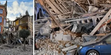 انهيار مبنى في سابقة من نوعها في بروكسل