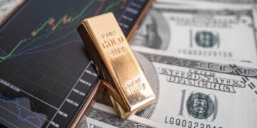 ارتفاع الذهب مقابل انخفاض الدولار